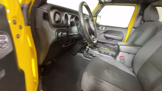 2020 Baja Yellow Clearcoat Jeep Wrangler Unlimited Sport S 4X4 SUV