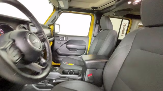 2020 Baja Yellow Clearcoat Jeep Wrangler Unlimited Sport S 4X4 SUV