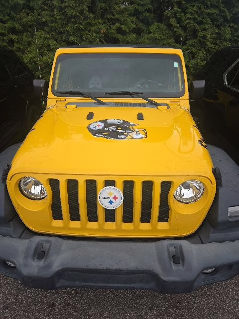 2020 Baja Yellow Clearcoat Jeep Wrangler Unlimited Sport S 4X4 SUV