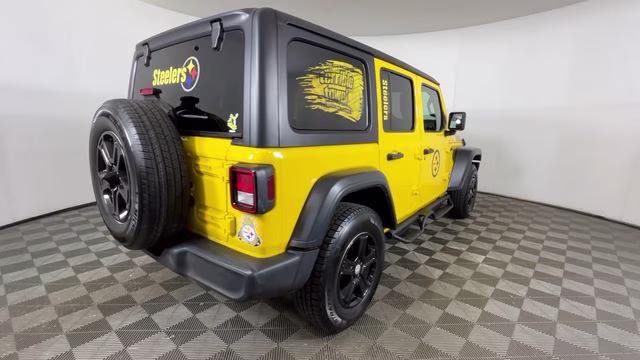 2020 Baja Yellow Clearcoat Jeep Wrangler Unlimited Sport S 4X4 SUV