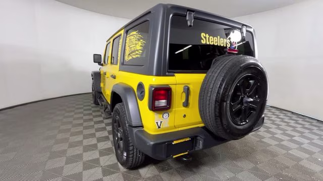 2020 Baja Yellow Clearcoat Jeep Wrangler Unlimited Sport S 4X4 SUV