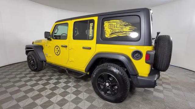 2020 Baja Yellow Clearcoat Jeep Wrangler Unlimited Sport S 4X4 SUV