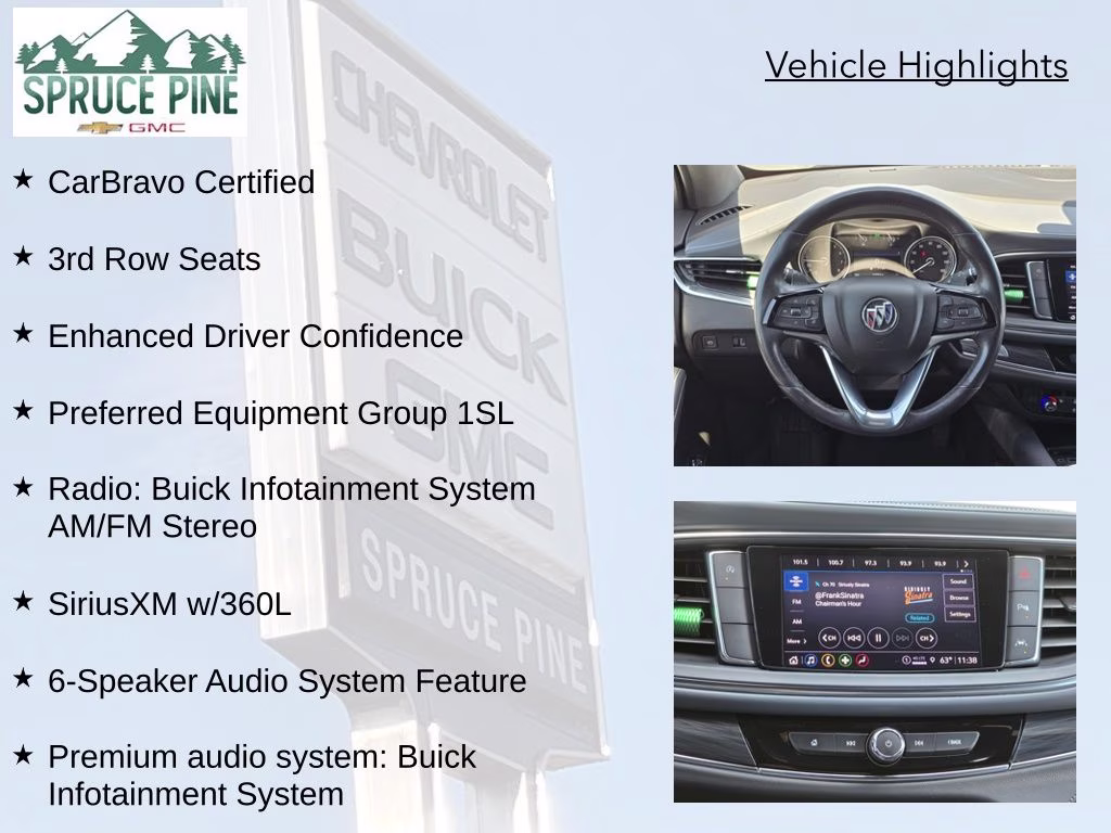 2023 Summit White Buick Enclave Essence FWD SUV