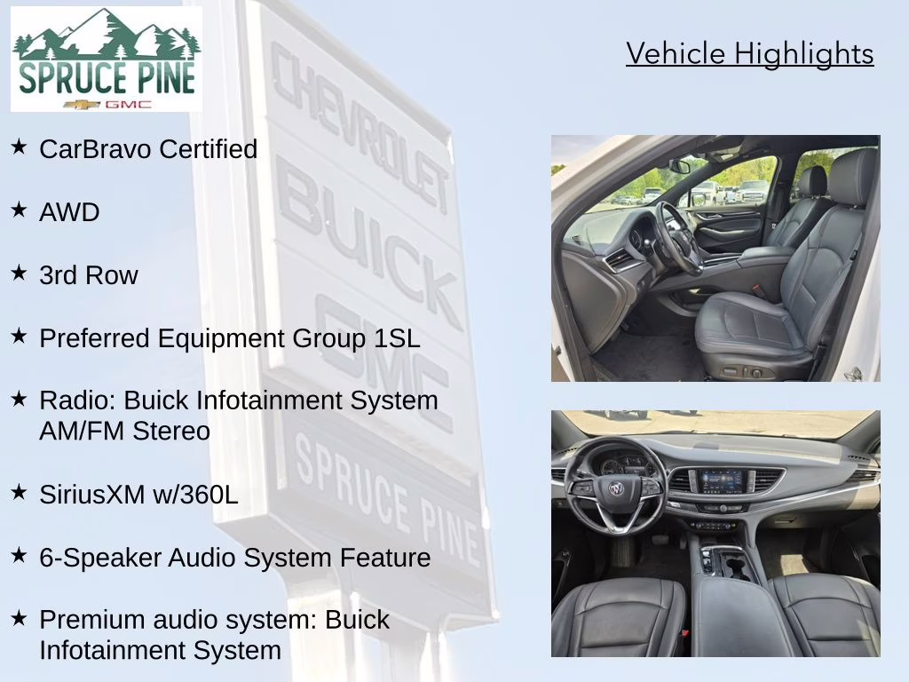 2023 Summit White Buick Enclave Essence AWD SUV