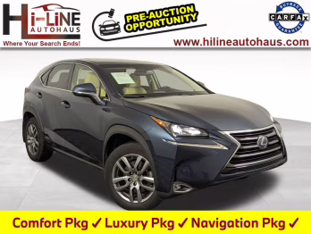 2015 Meteor Blue Mica Lexus NX 300h FWD SUV