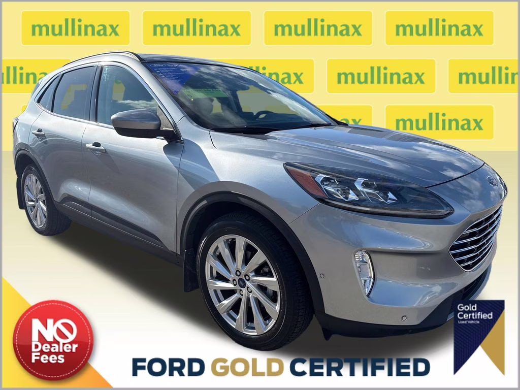 2021 Iconic Silver Metallic Ford Escape Titanium AWD SUV