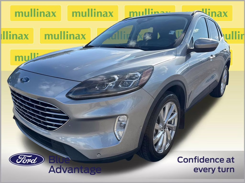 2021 Iconic Silver Metallic Ford Escape Titanium AWD SUV