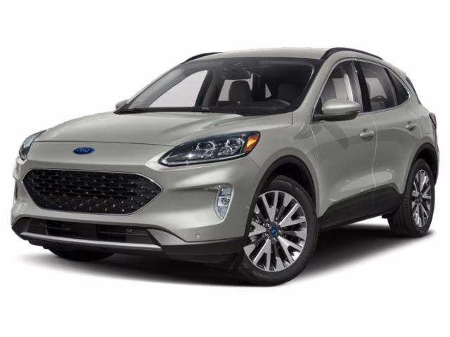2021 Silver Metallic Ford Escape Titanium AWD SUV