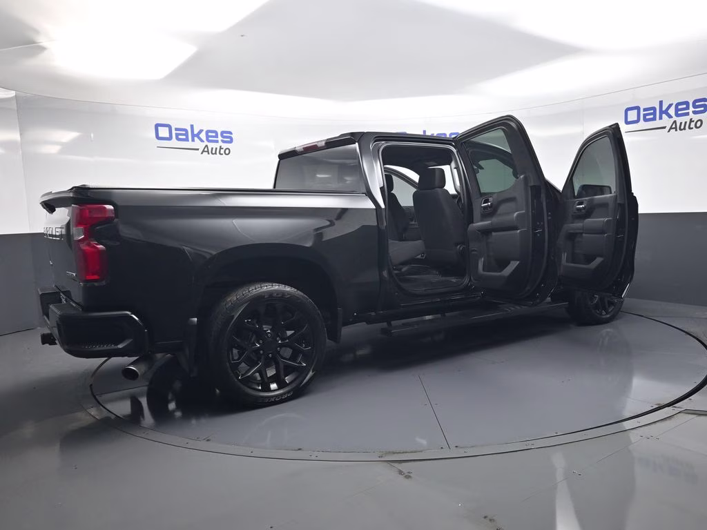 2019 Black Chevrolet Silverado 1500 Custom 4X4 Truck