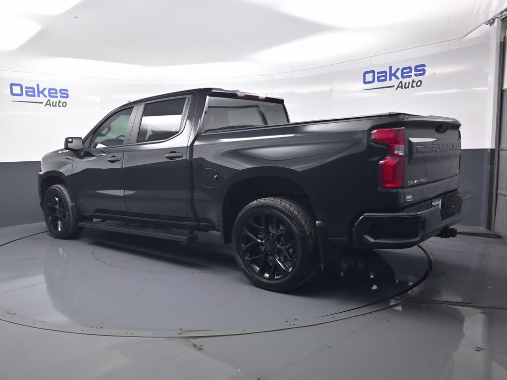 2019 Black Chevrolet Silverado 1500 Custom 4X4 Truck