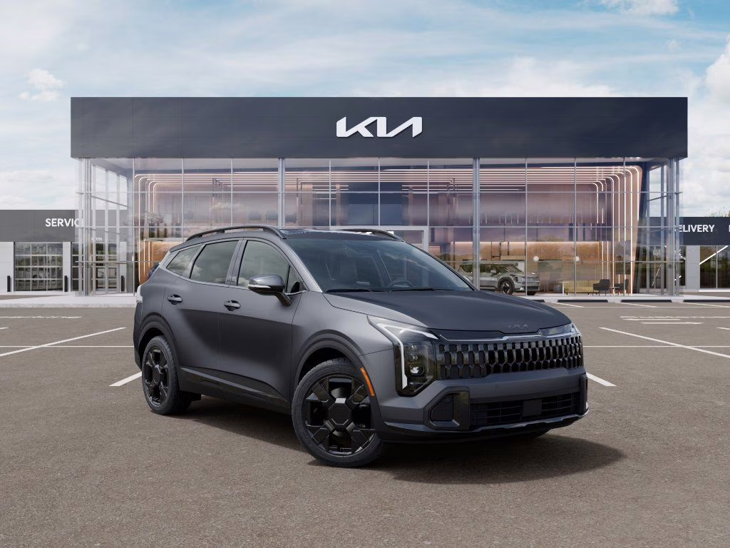 2026 Shadow Matte Gray Kia Sportage Hybrid X-Line AWD SUV