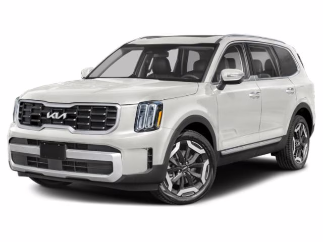 2024 Glacial White Pearl Kia Telluride S AWD SUV