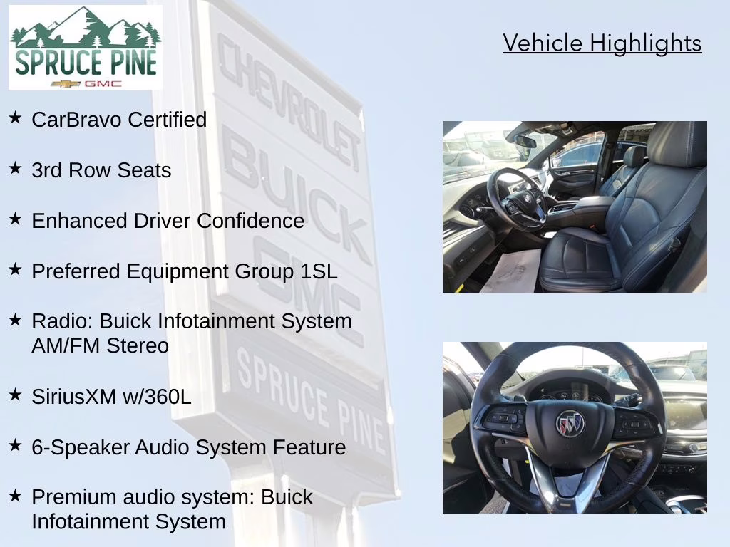 2023 Summit White Buick Enclave Essence FWD SUV