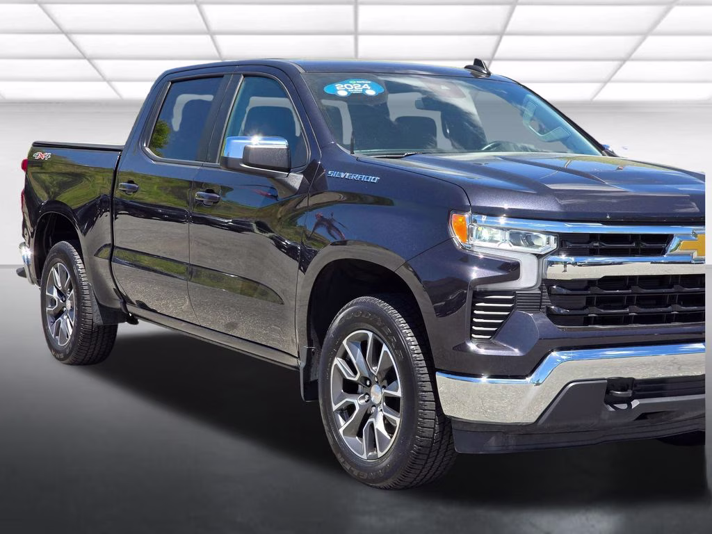 2024 Dark Ash Metallic Chevrolet Silverado 1500 LT 4X4 Truck