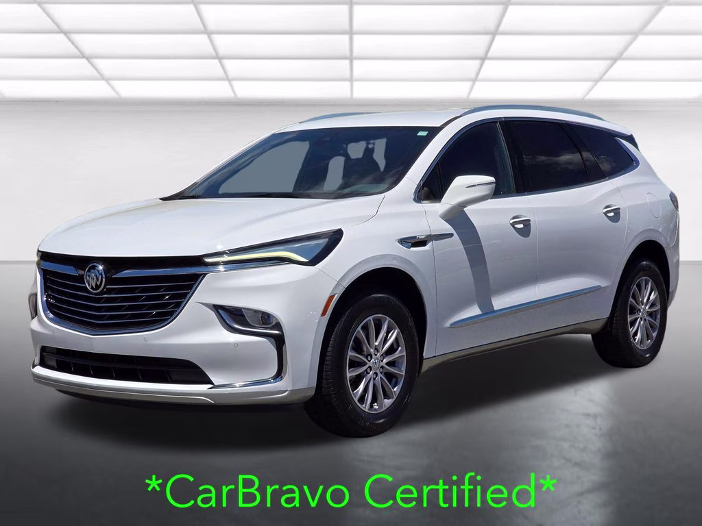2023 Summit White Buick Enclave Essence FWD SUV