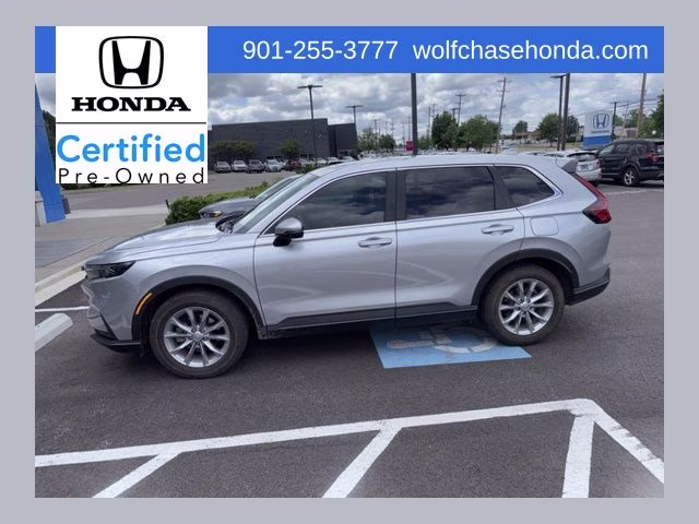 2025 sparkle silver alloy metallic Honda CR-V EX-L AWD SUV