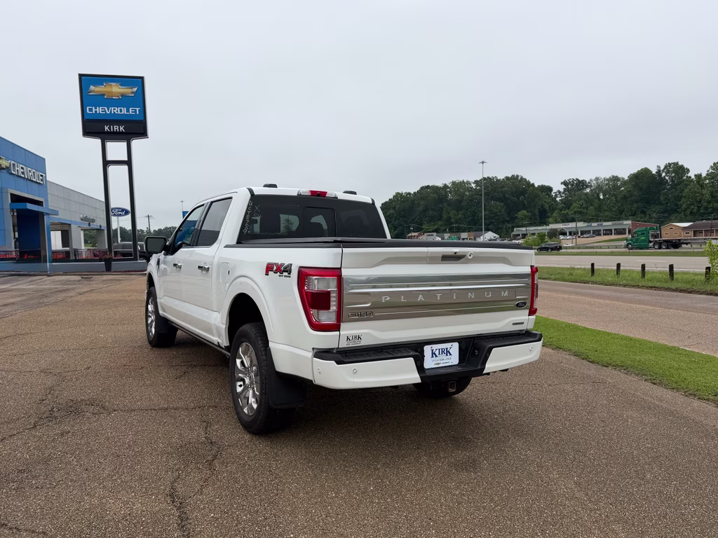 2022 Star White Metallic Tri-Coat Ford F-150 Platinum 4X4 Truck