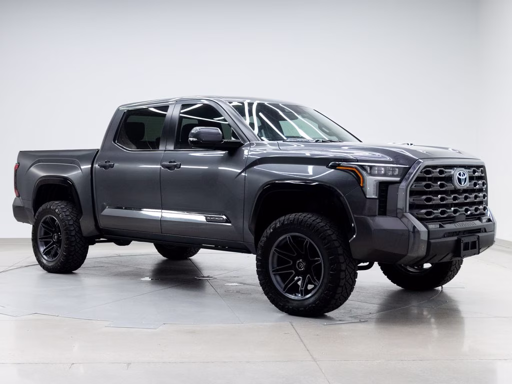 2024 Magnetic Gray Metallic Toyota Tundra Hybrid Platinum 4X4 Truck