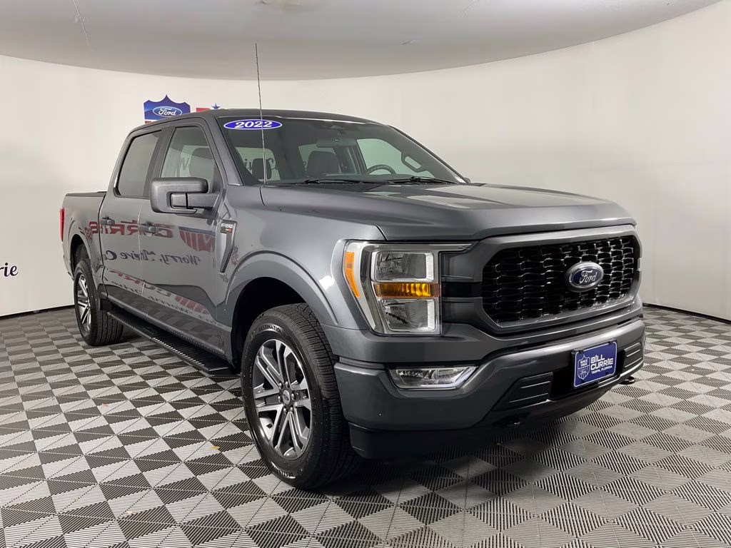 2022 Gray Metallic Ford F-150 XL 4X4 Truck