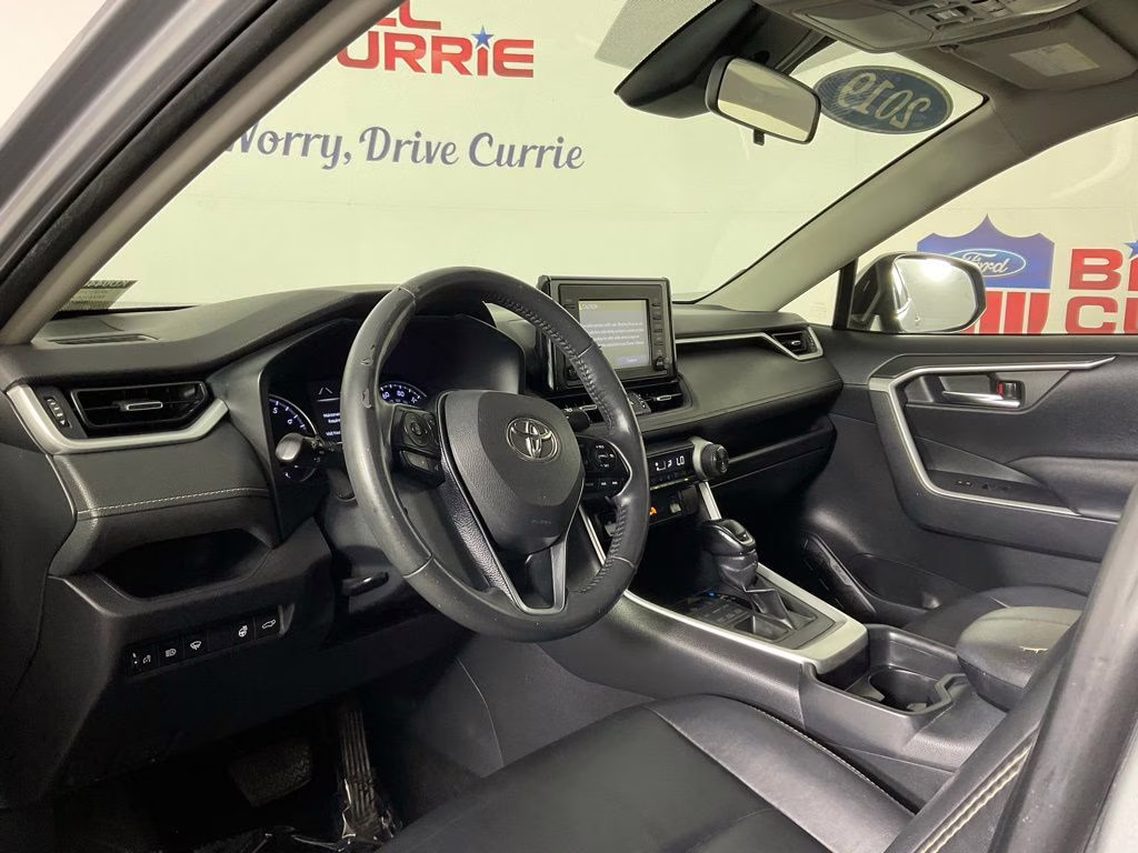 2019 Silver Sky Metallic Toyota RAV4 XLE Premium AWD SUV