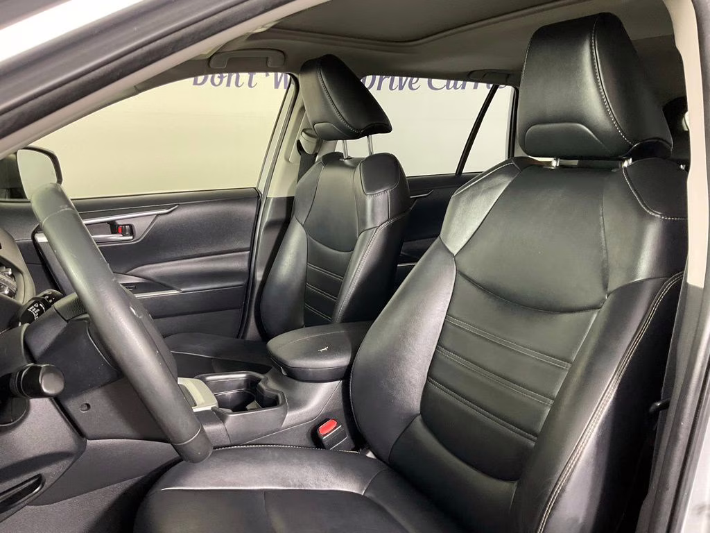 2019 Silver Sky Metallic Toyota RAV4 XLE Premium AWD SUV