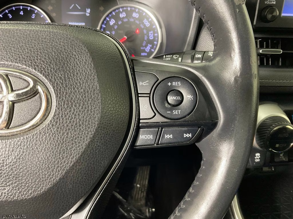 2019 Silver Sky Metallic Toyota RAV4 XLE Premium AWD SUV