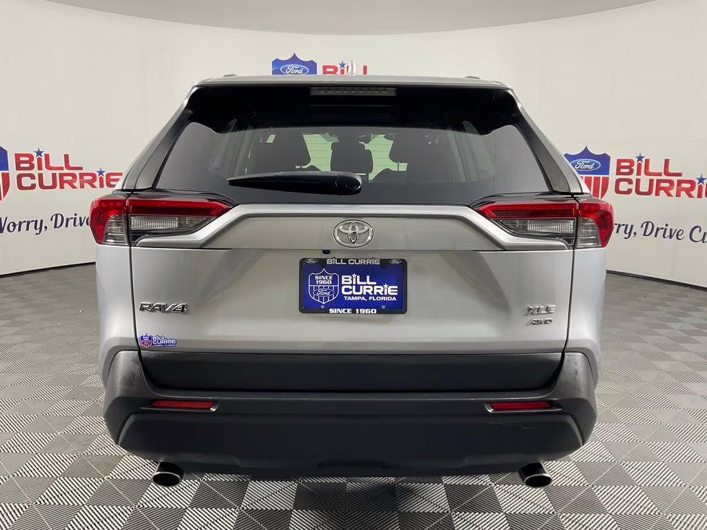 2019 Silver Sky Metallic Toyota RAV4 XLE Premium AWD SUV