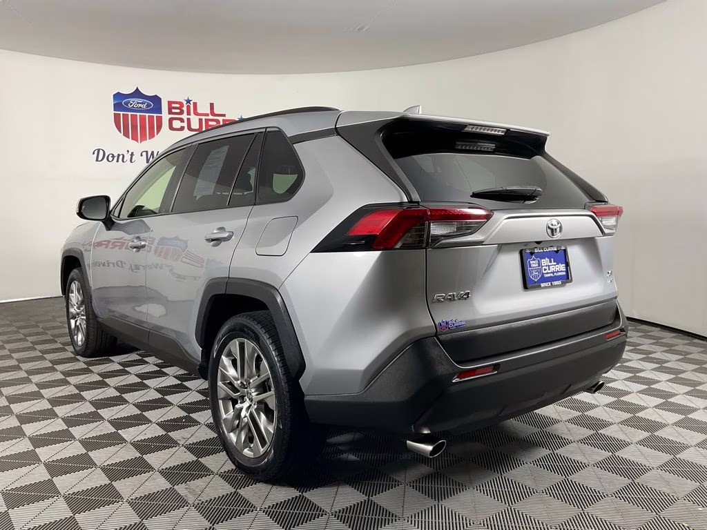 2019 Silver Sky Metallic Toyota RAV4 XLE Premium AWD SUV
