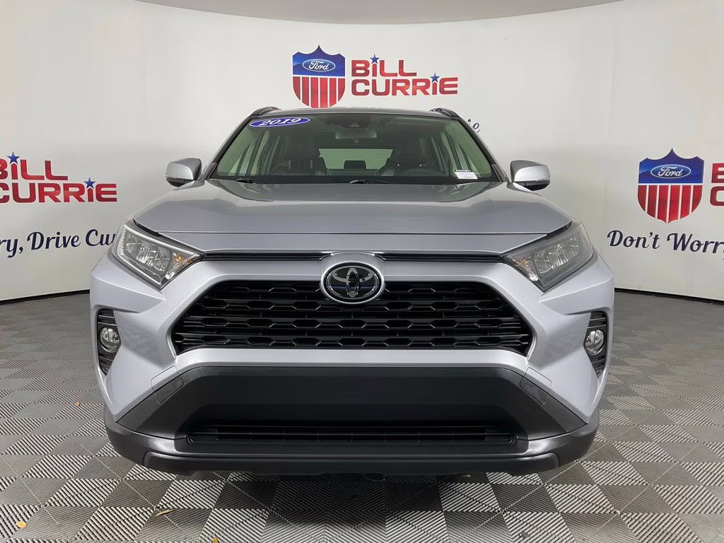 2019 Silver Sky Metallic Toyota RAV4 XLE Premium AWD SUV