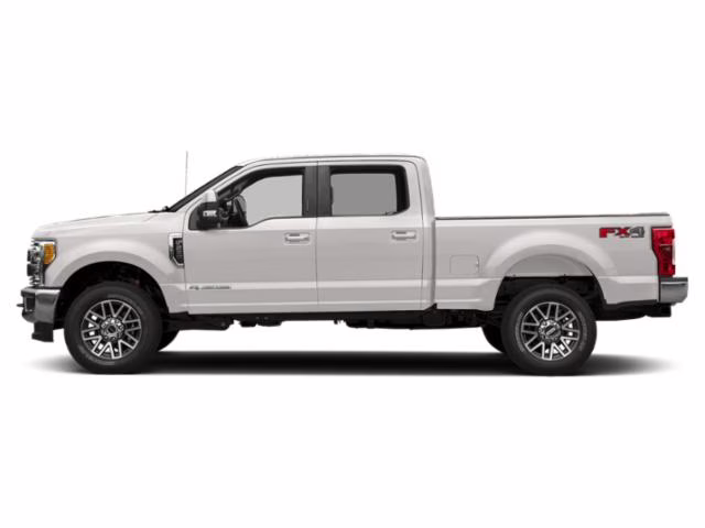 2019 White Platinum Ford Super Duty F-250 SRW Lariat 4X4 Truck