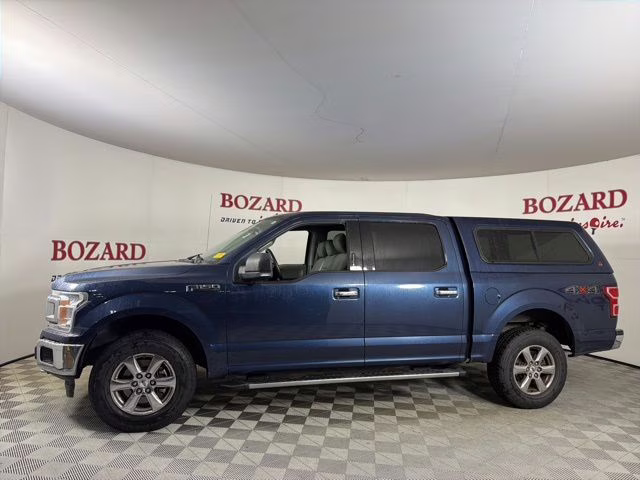 2018 Blue Ford F-150 XLT 4X4 Truck