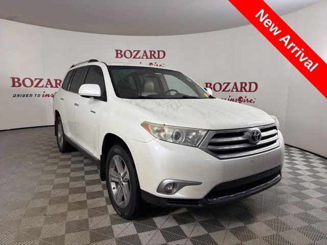 2013 Blizzard Pearl Toyota Highlander Limited FWD SUV