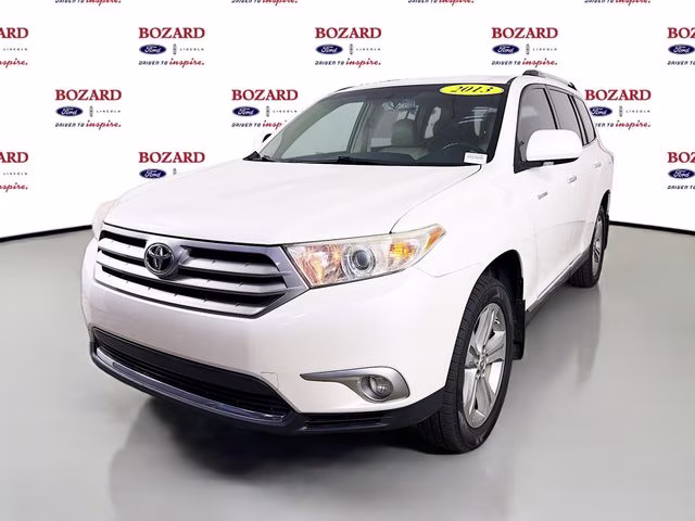 2013 Blizzard Pearl Toyota Highlander Limited FWD SUV