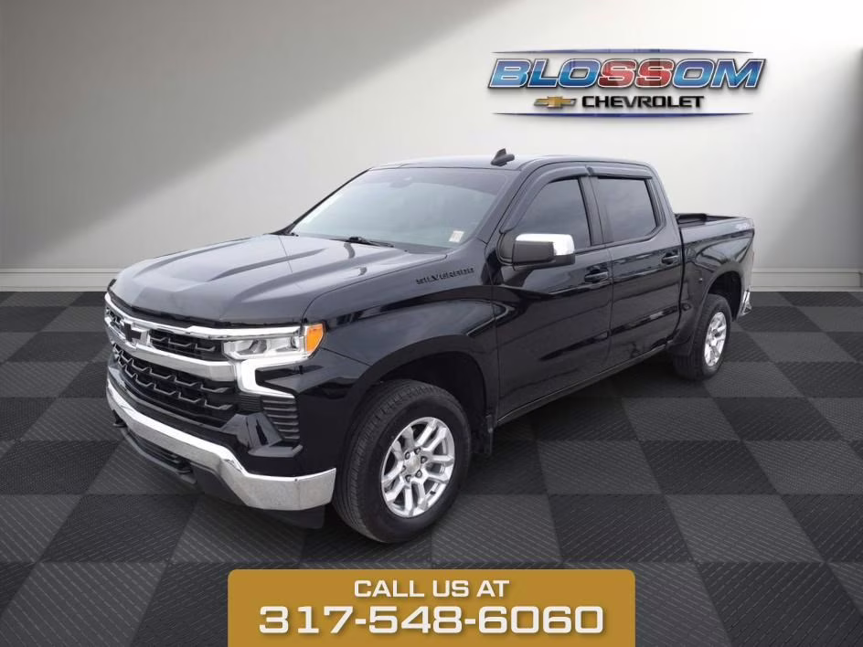 2023 Black Chevrolet Silverado 1500 LT 4X4 Truck