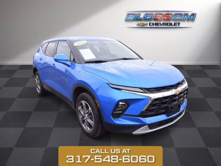 2025 Riptide Blue Chevrolet Blazer LT FWD SUV