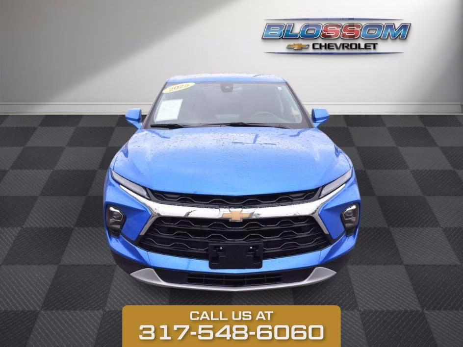2025 Riptide Blue Chevrolet Blazer LT FWD SUV