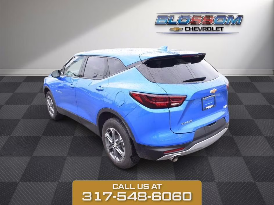 2025 Riptide Blue Chevrolet Blazer LT FWD SUV