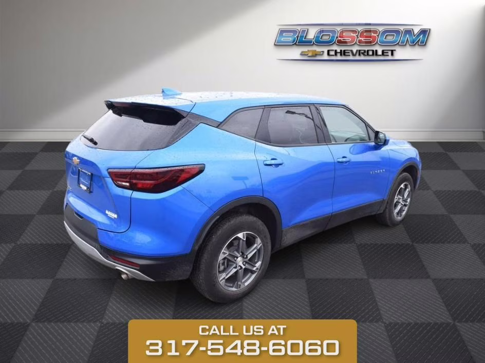 2025 Riptide Blue Chevrolet Blazer LT FWD SUV