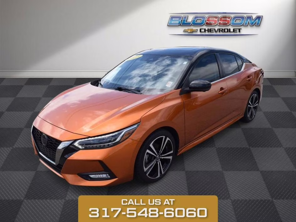 2023 Monarch Orange Metallic/Super Black Nissan Sentra SR FWD Sedan