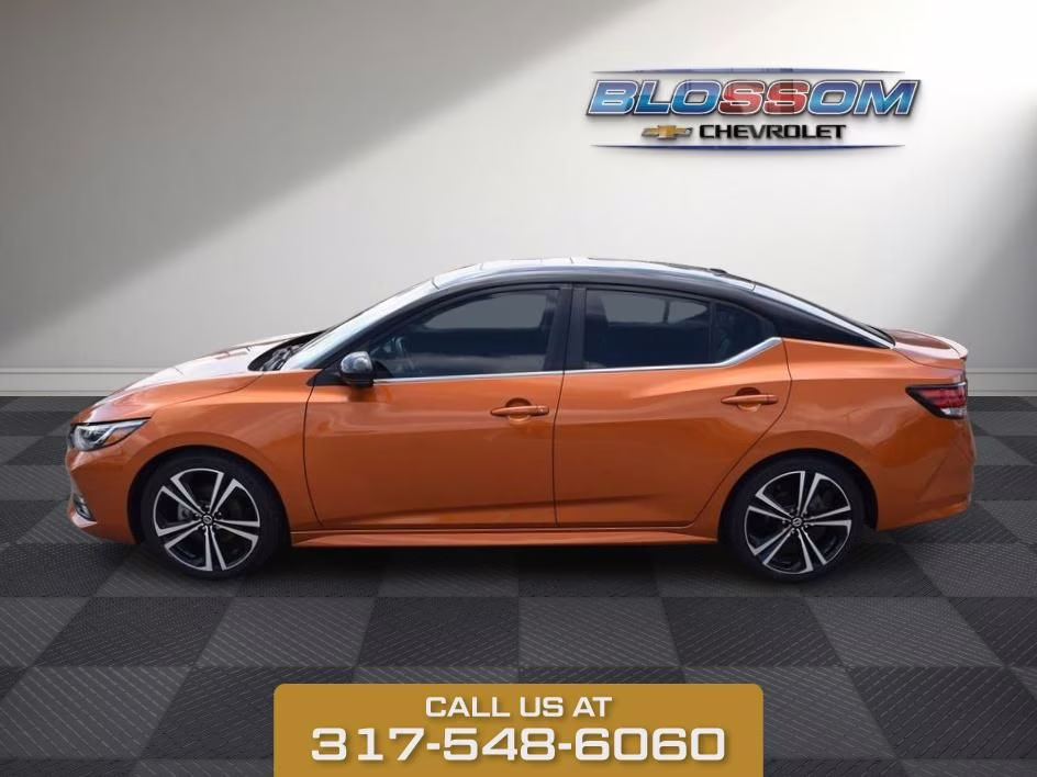 2023 Monarch Orange Metallic/Super Black Nissan Sentra SR FWD Sedan