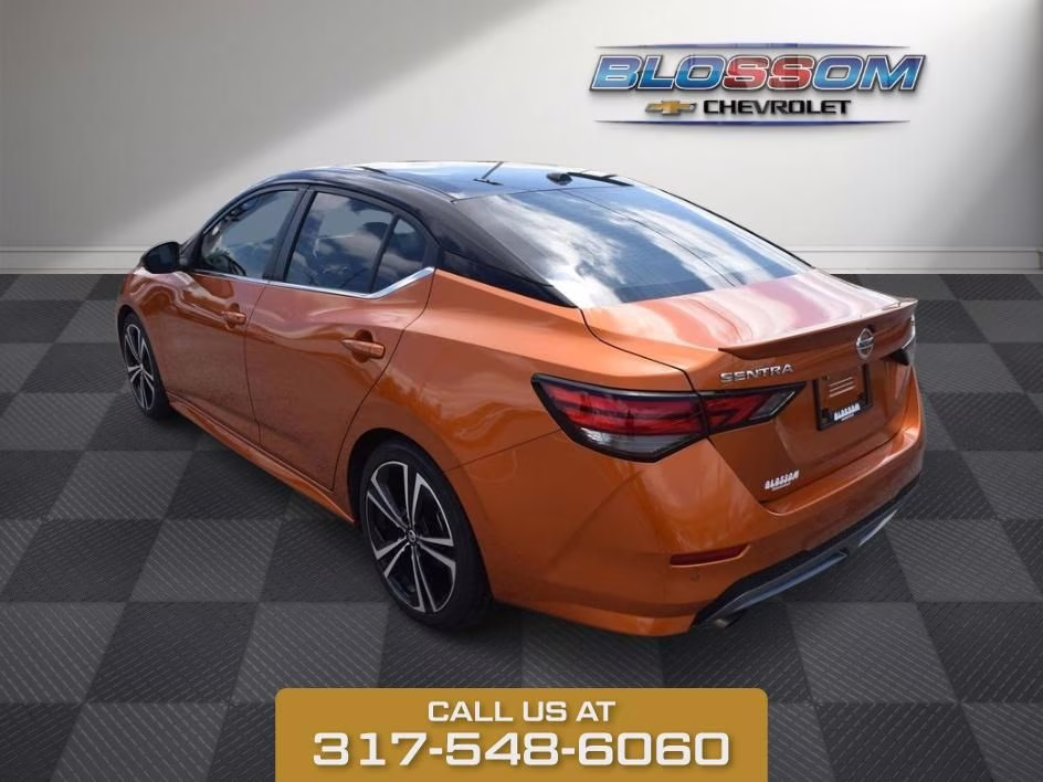 2023 Monarch Orange Metallic/Super Black Nissan Sentra SR FWD Sedan