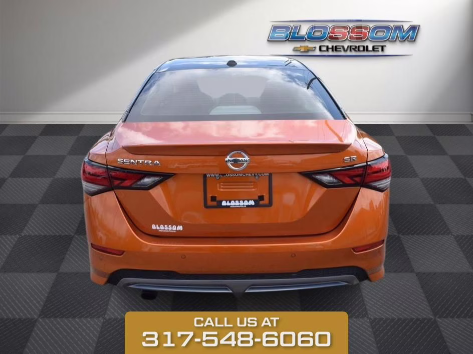 2023 Monarch Orange Metallic/Super Black Nissan Sentra SR FWD Sedan