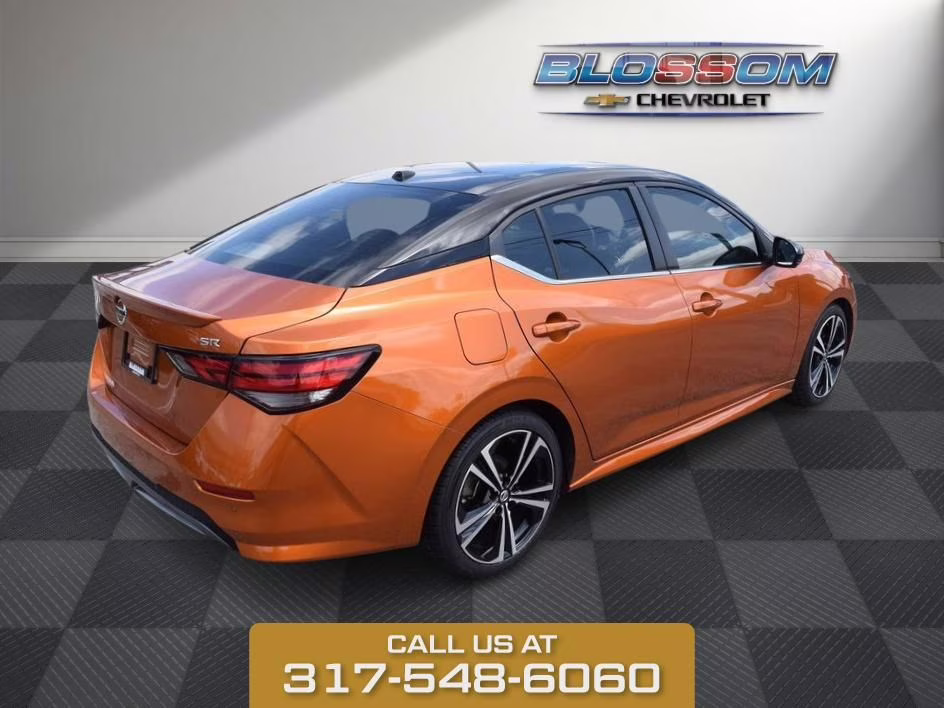 2023 Monarch Orange Metallic/Super Black Nissan Sentra SR FWD Sedan