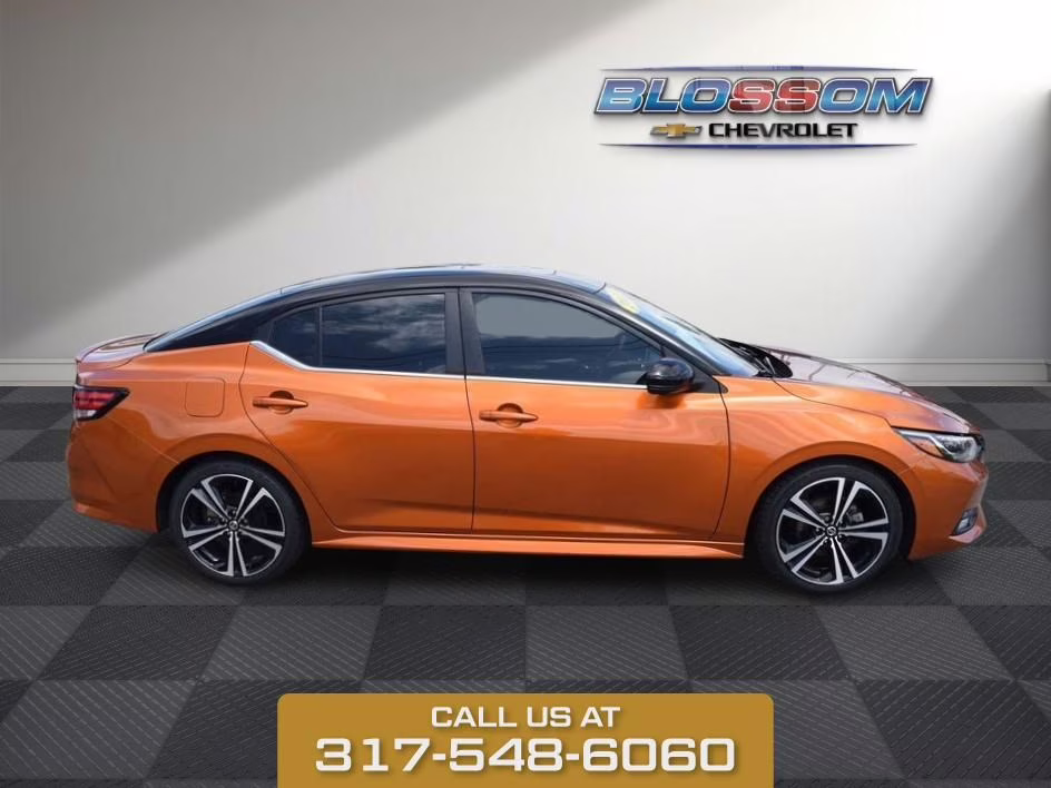 2023 Monarch Orange Metallic/Super Black Nissan Sentra SR FWD Sedan