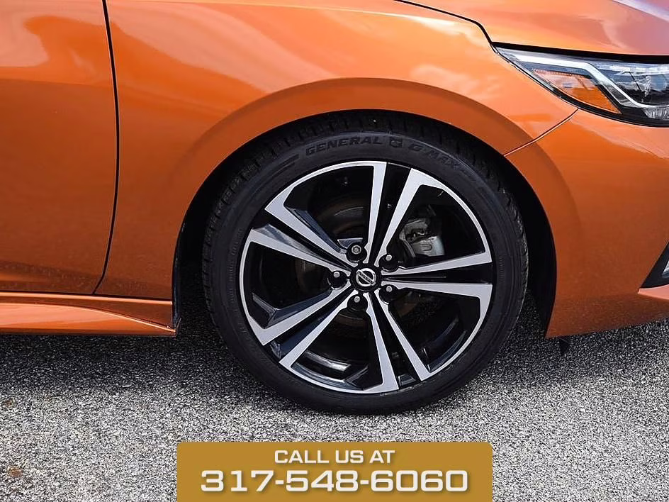 2023 Monarch Orange Metallic/Super Black Nissan Sentra SR FWD Sedan