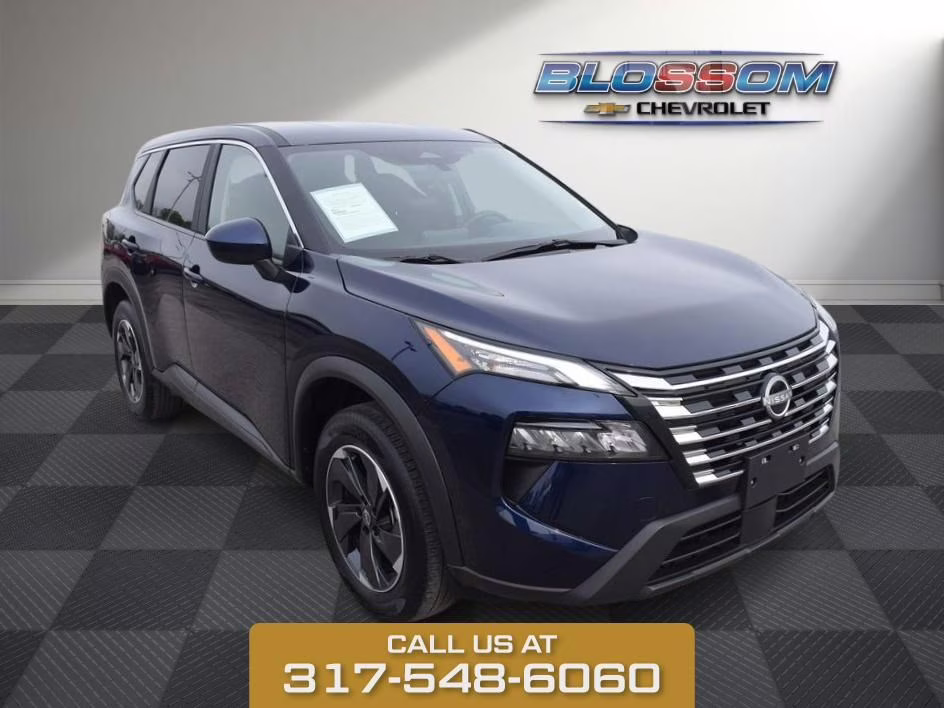 2025 Deep Ocean Blue Nissan Rogue SV AWD SUV