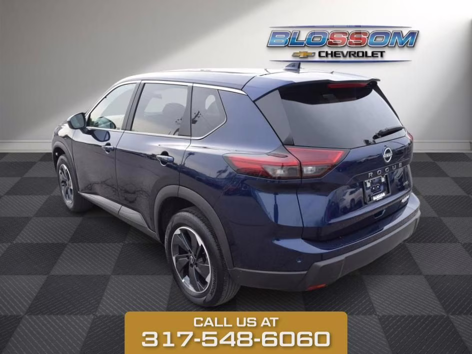 2025 Deep Ocean Blue Nissan Rogue SV AWD SUV