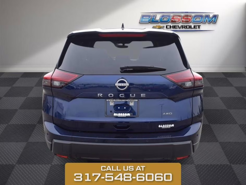 2025 Deep Ocean Blue Nissan Rogue SV AWD SUV