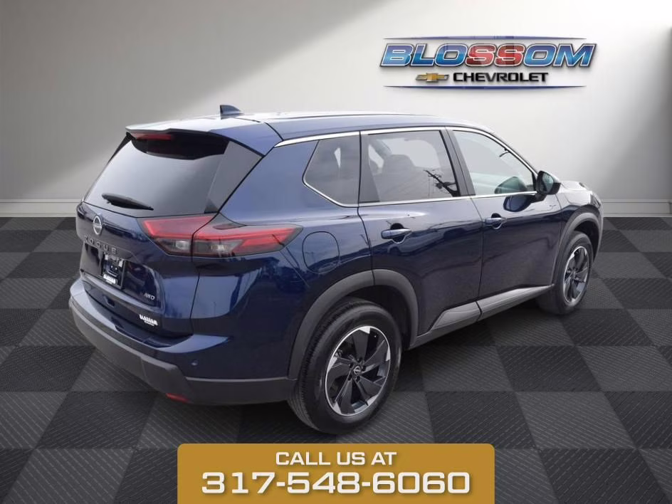 2025 Deep Ocean Blue Nissan Rogue SV AWD SUV
