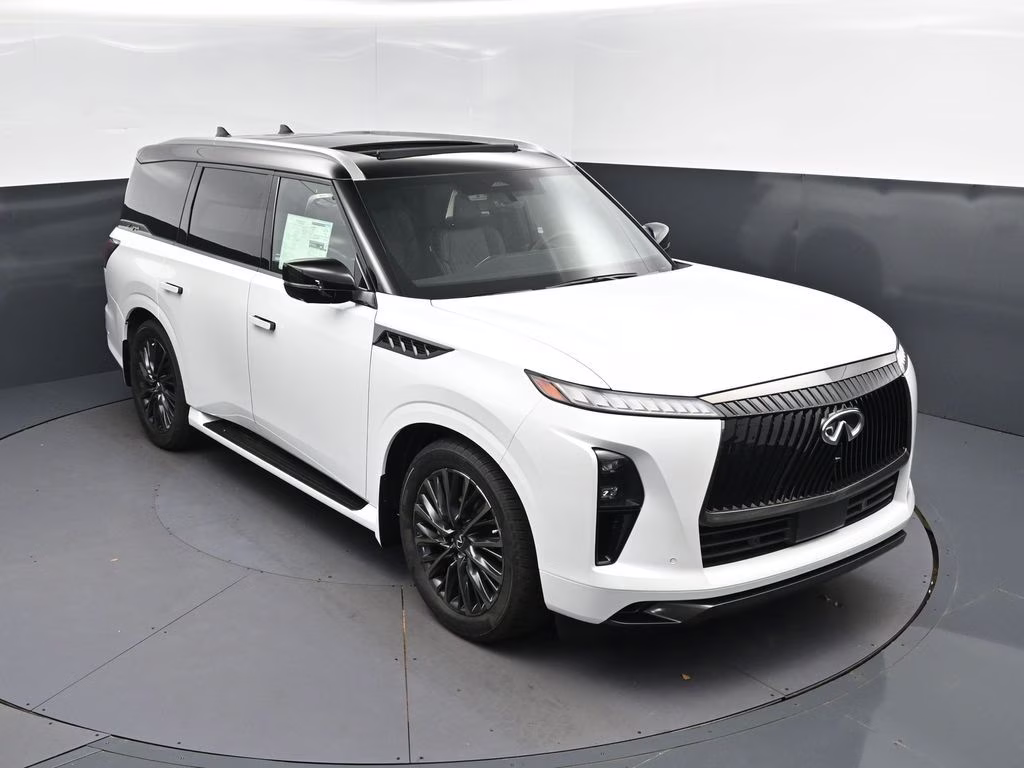 2026 Radiant White/Black Obsidian INFINITI QX80 AUTOGRAPH 4X4 SUV